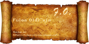 Fulea Olívia névjegykártya